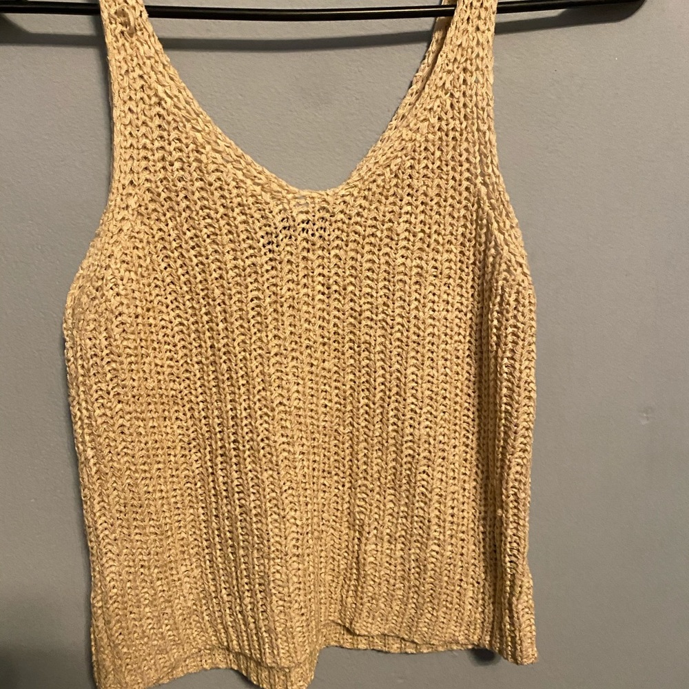 Knitted tank top